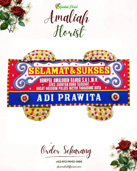 Papan Bunga Ucapan Selamat Passi Timur